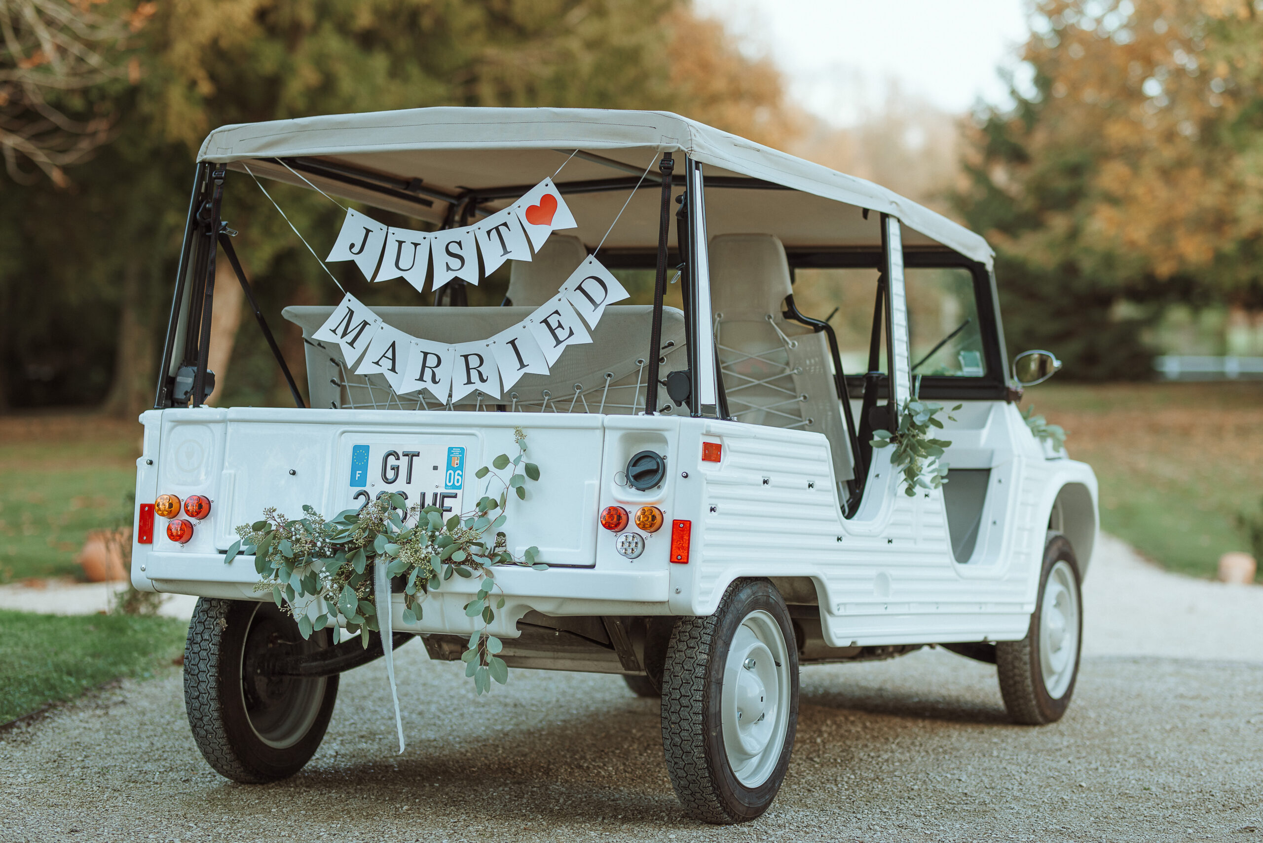 Méhari mariage Côte d'Azur